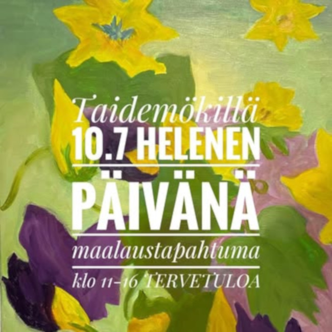 Suomen kuvataiteenpäivä Taidemökillä