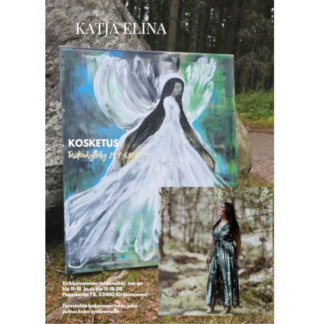Katja Elinan näyttely KOSKETUS